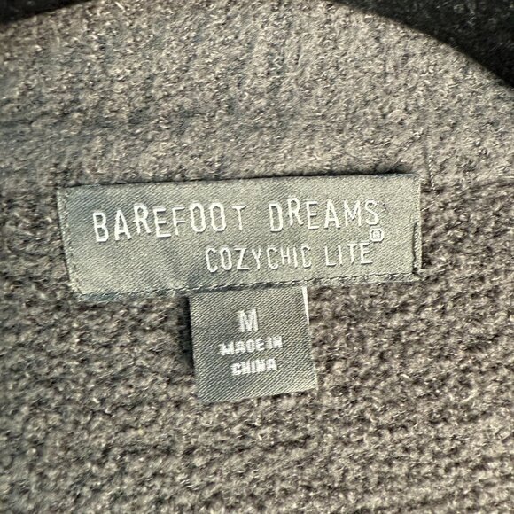 Barefoot Dreams Cozychic Lite Long Cardigan Sweater Carbon Size Medium - Picture 3 of 6